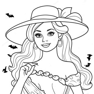 Pagina Para Colorir De Barbie De Halloween 134543-66583