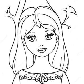 Pagina Para Colorir De Barbie De Halloween Assustadora 134544-66587