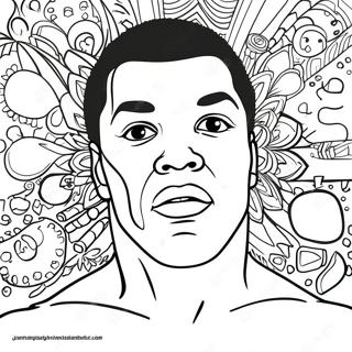 Pagina Para Colorir De Muhammad Ali 134827-66802