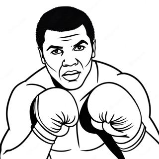 Pagina Para Colorir De Muhammad Ali 134827-66804