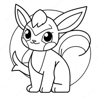 Glaceon Páginas Para Colorir