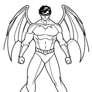 Nightwing Wings Of Fire Páginas Para Colorir