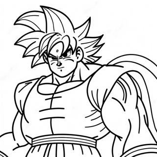 Goku Super Saiyajin 4 Páginas Para Colorir