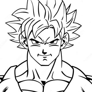 Pagina Para Colorir Do Goku Super Saiyan 4 135390-67242