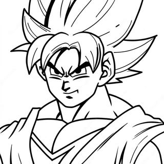 Pagina Para Colorir Do Goku Super Saiyan 4 135390-67243