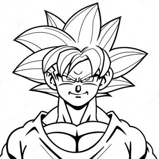 Pagina Para Colorir Do Goku Super Saiyan 4 135390-67244