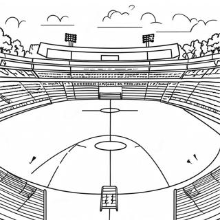 Campo De Futebol Páginas Para Colorir