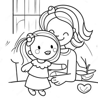 Pagina Para Colorir De Momentos Doces Com Minha Filha 135596-67405