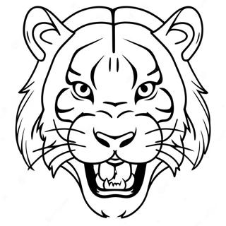 Pagina Para Colorir Do Tigre Dente De Sabre Majestoso 135624-67435