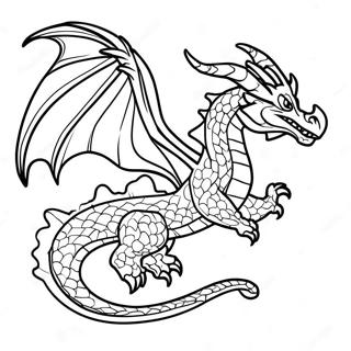 Pagina Para Colorir De Dragao Majestoso Voando No Ceu 135700-67492