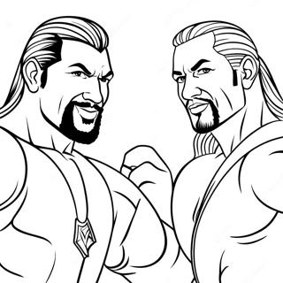 Pagina Para Colorir Dinamica De Dupla Da Wwe 135727-67518