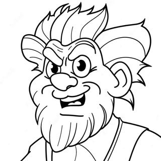 Pagina Para Colorir Do Miser Do Calor Zangado 136005-67730