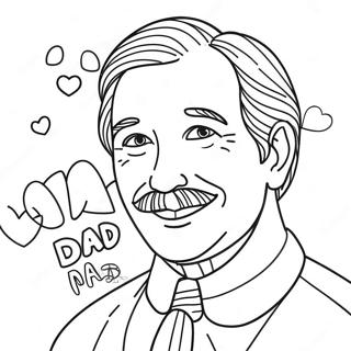 Pagina Para Colorir Eu Amo Meu Pai 136029-67743