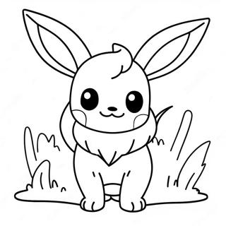 Pagina Para Colorir Eevee Adoravel 136084-67793