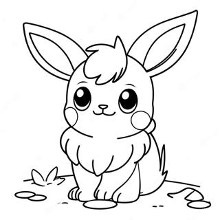 Pagina Para Colorir Eevee Adoravel 136084-67794