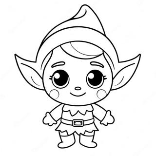 Pagina Para Colorir Elfo Fofo 136232-67902