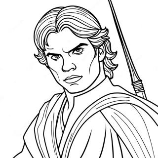 Anakin Skywalker Em Batalha Para Colorir 136259 67926