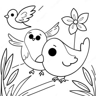 Pagina Para Colorir De Passaros E Flores 136540-68142