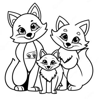 Pagina Para Colorir Da Familia Do Raposo 136569 68176