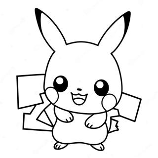Desenho Para Colorir De Chibi Pikachu Fofo 136721-68288