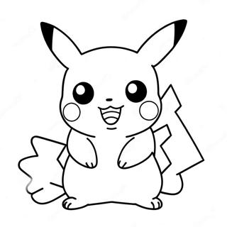 Desenho Para Colorir De Chibi Pikachu Fofo 136721-68434
