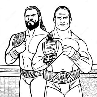 Campeoes De Dupla Da Wwe Pagina Para Colorir 136801-68508