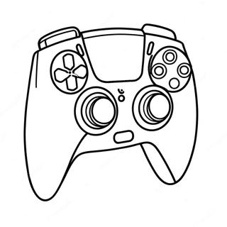 Controle Ps5 Páginas Para Colorir