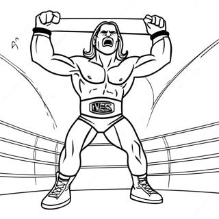 Pagina Para Colorir Da Luta Pelo Campeonato Da Wwe 136952-68613