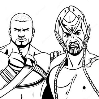 Pagina Para Colorir Da Luta Pelo Campeonato Da Wwe 136952-68614