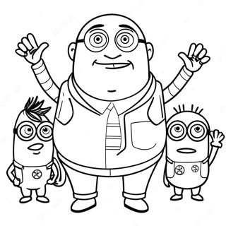 Pagina Para Colorir Gru E Os Minions 137081 68720