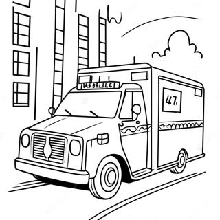 Pagina Para Colorir Da Ambulancia Correndo Para A Cena 137187 68805