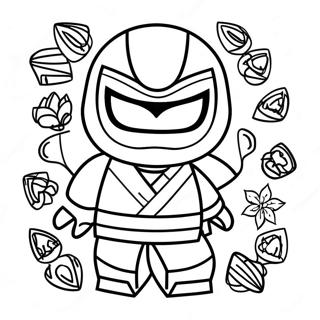 Nya Ninjago Páginas Para Colorir