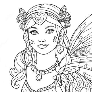 Pagina Para Colorir De Uma Menina Fantasia 137336-68912