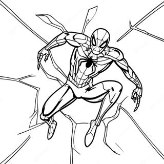 Pagina Para Colorir De Uma Aranha De Ferro 137387-68952