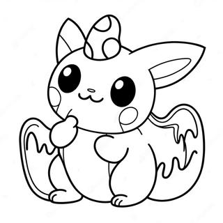 Pokémon De Halloween Fofo Páginas Para Colorir