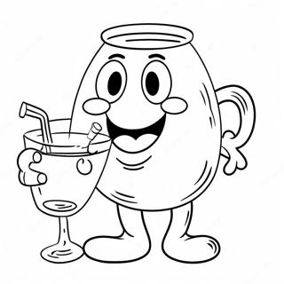 Pagina Para Colorir Do Homem Kool Aid Com Copo Gigante 137569-69100