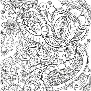 Pagina Para Colorir Do Padrao Paisley 137670-69169