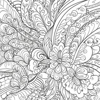 Pagina Para Colorir Do Padrao Paisley 137670-69171