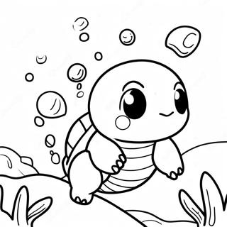 Squirtle Energetico Nadando Pagina Para Colorir 137878-69346