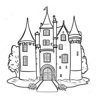 Castelo Aincrad Pagina Para Colorir 137928-69383