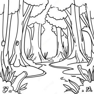 Pagina Para Colorir Da Floresta Verdejante 138109-69526