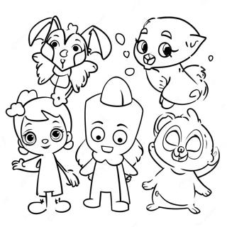 Pagina Para Colorir De Personagens Divertidos Dtkl 138311-69674