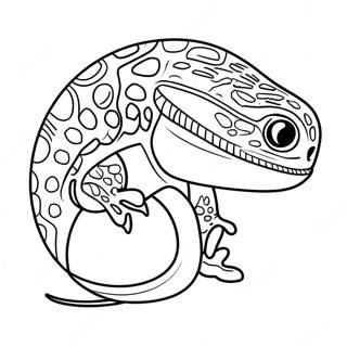 Pagina Para Colorir Do Gecko Leopardo Realista 138364-69718