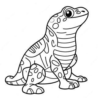 Pagina Para Colorir Do Gecko Leopardo Realista 138364-69719