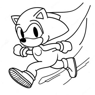 Pagina Para Colorir Do Sonic Rapido Correndo 138414-69753