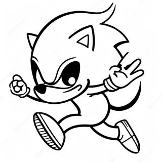 Pagina Para Colorir Do Sonic Rapido Correndo 138414-69754