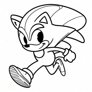 Pagina Para Colorir Do Sonic Rapido Correndo 138414-69755