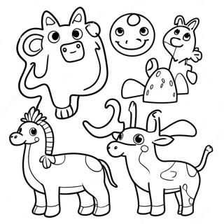 Pagina Para Colorir Dos Animais Coloridos Do Zooba 138465-69793