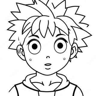 Pagina Para Colorir De Killua 138591-69890