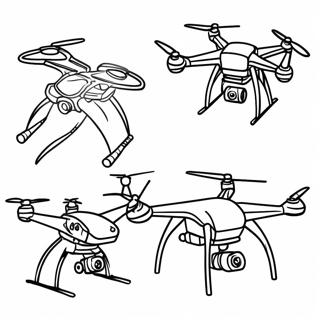 Drone Páginas para Colorir